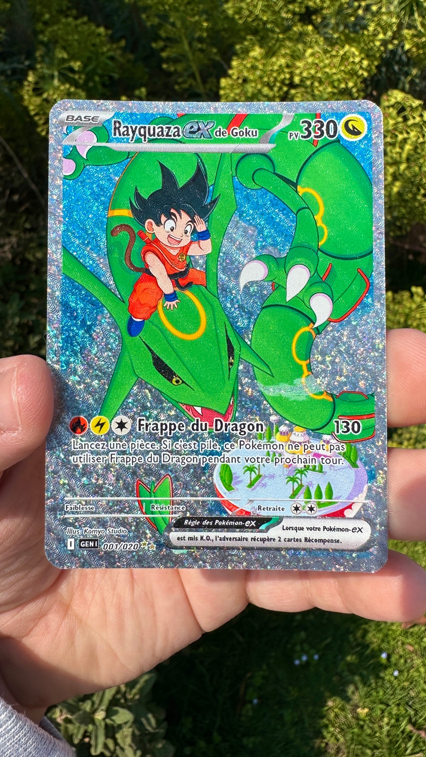 Carte - Rayquaza EX de Goku
