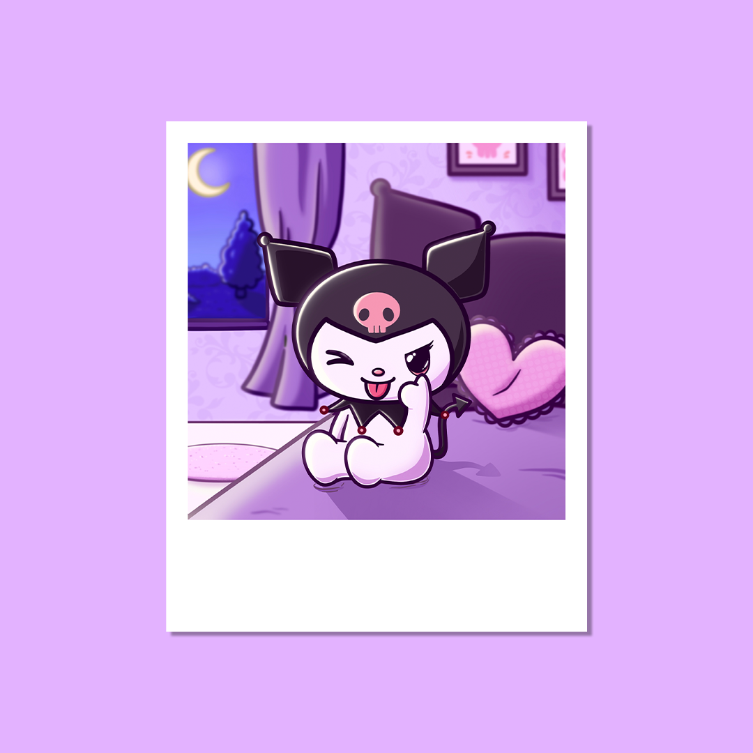 Polaroid Kuromi - Sanrio