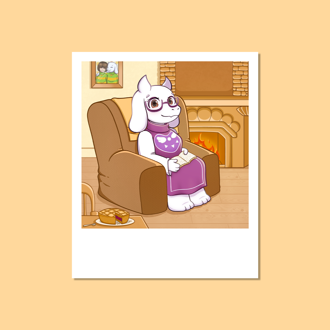 Polaroid Toriel - Undertale