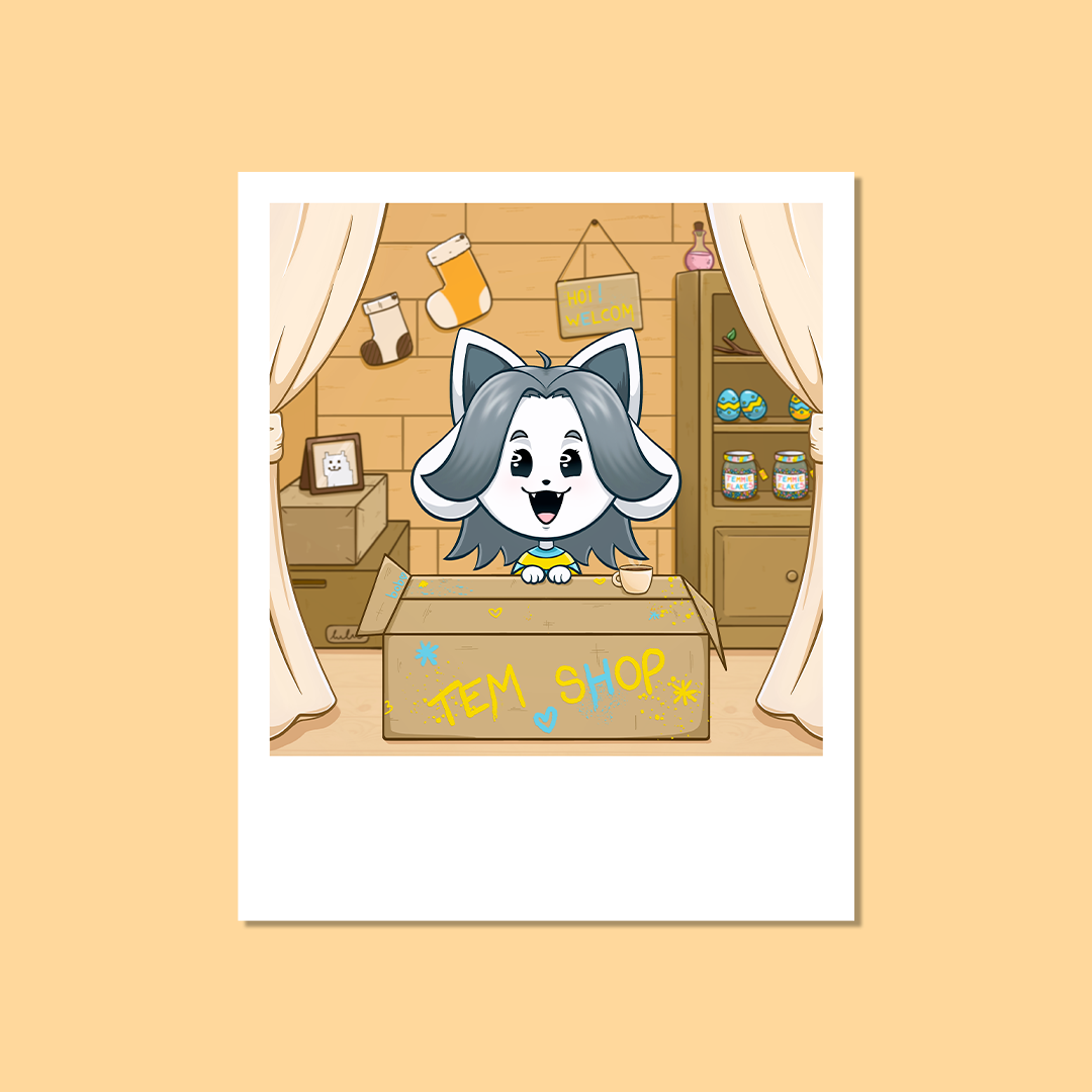 Polaroid Temmie - Undertale