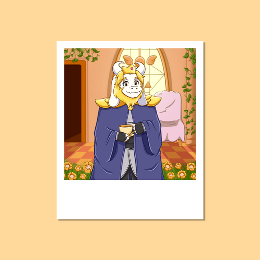 Polaroid Asgore - Undertale