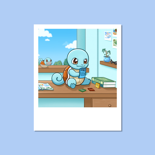 Polaroid Carapuce - Pokémon