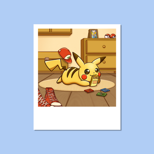 Polaroid Pikachu - Pokémon
