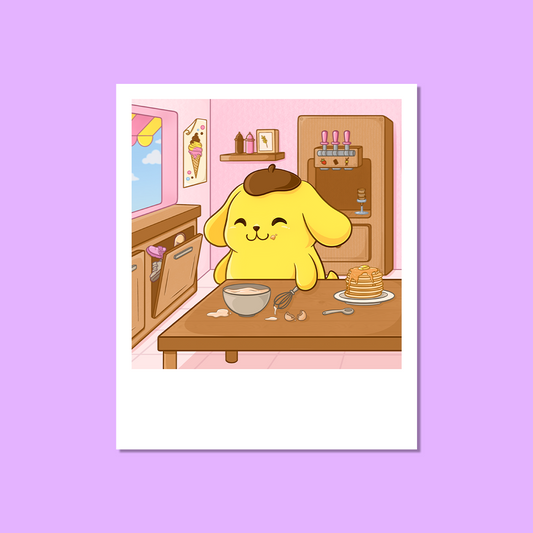 Polaroid Pompompurin - Sanrio